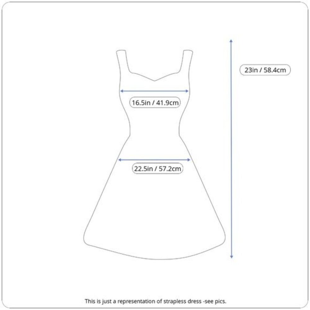 Light in the Box Sz 8 White Lace Overlay Bridesmaid Party Formal Strapless Dress - Picture 2 of 8